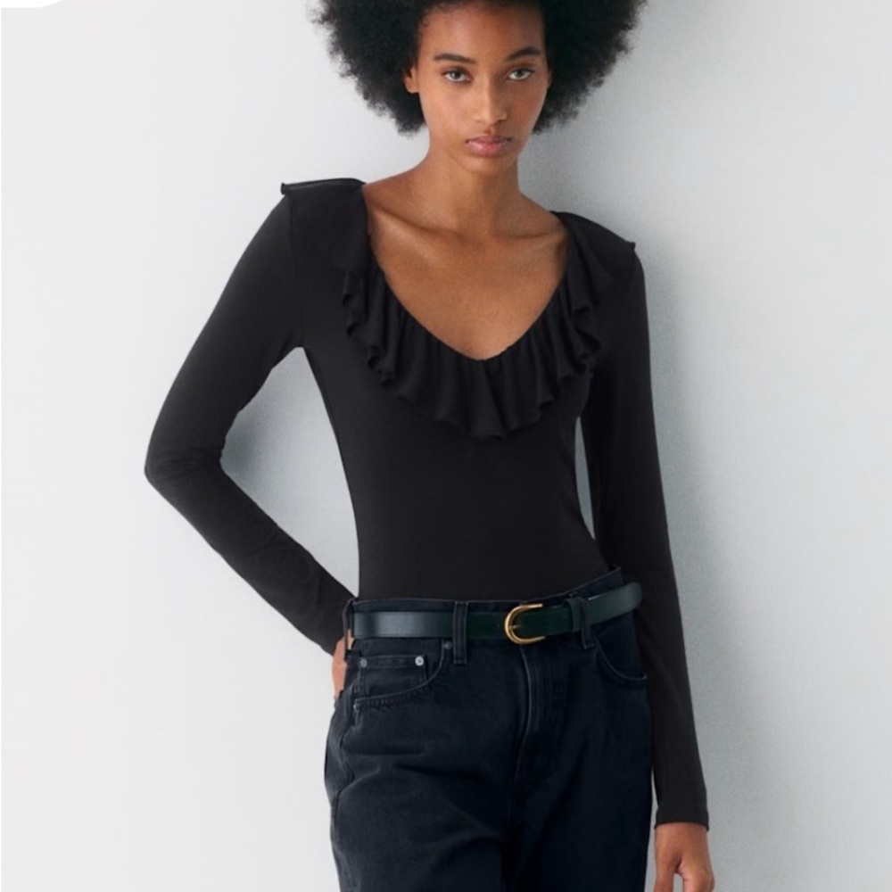 Wilfred Black long sleeve bodysuit